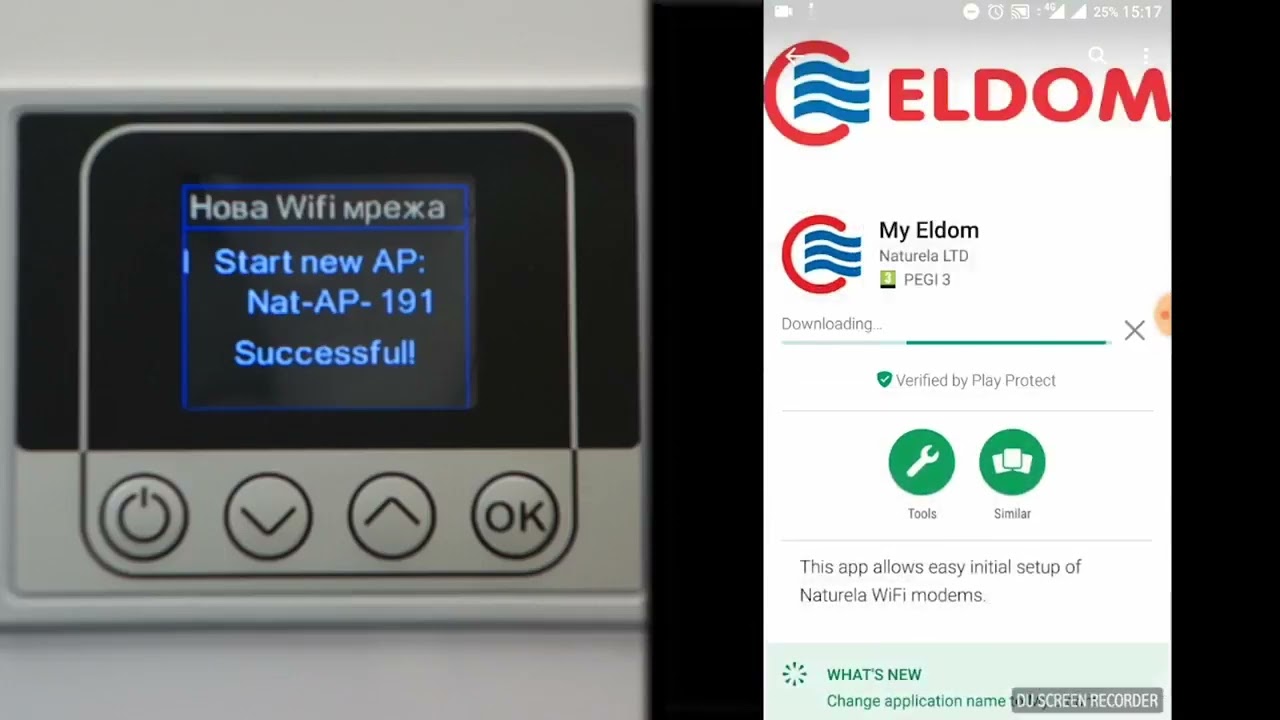 video Елдом RH30NW (Wi-Fi) – Смарт Конвектор с Мощност 3000W и Интелигентно Wi-Fi Управление
