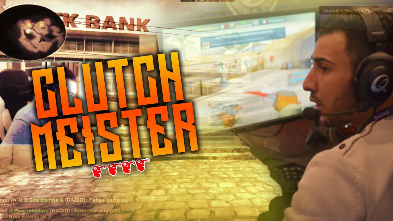 1V3 CLUTCH MASTER MALEK CSGO - YouTube