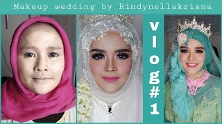 Tutorial mkeup akad Berubah jadi Barbie | Vlog Wedding job #1