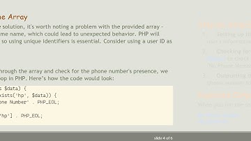 How to Loop Through Arrays in PHP: Avoid Missing Phone Numbers