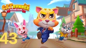 Cat Runner - Gameplay Walkthrough Part 43 best game  Cat Runner Decorate Home #kids #kidsvideo
