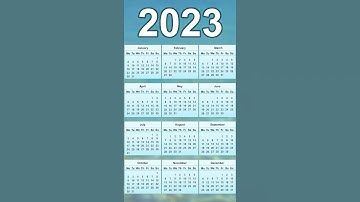 2023 Calendar