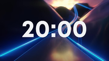 20 Minute Rollercoaster Timer in Space 🎢