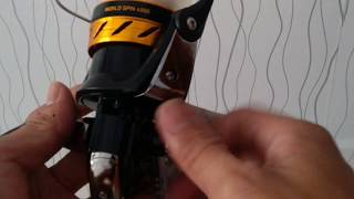 Máy đứng Lure Daiwa World Spin  4 vòng bi.hệ thống phanh chống bó ASBII [www.adocau.com]