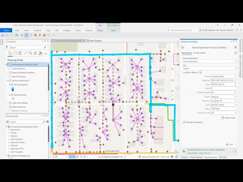 Telecommunication Solution: Creating New Service Connections in ArcGIS