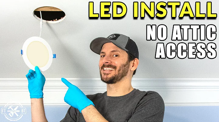 Recessed Lighting Install with No Attic or Prior Wiring