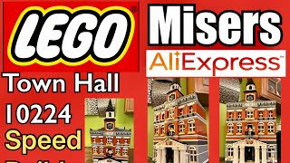 LEGO Misers AliExpress Speed Build, Town Hall 10224 @SheClicksBricks @LittleCar