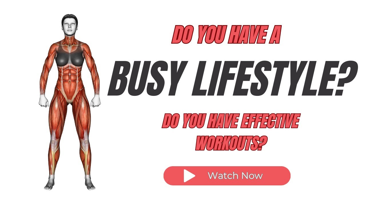 Busy lifestyle 7 effective workouts | MuscleconnectionUs - YouTube