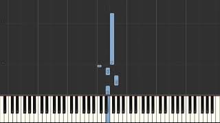 Jerry Lee Lewis Chantilly Lace [Easy Piano Tutorial] (Synthesia) Right Hand Only