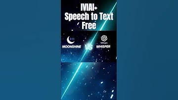 FREE Speech to Text AI and live caption | Moonshine #shorts