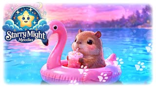 Sleepy Capybara 🦫 Soft & Calm Bedtime Music for Children 🦩🌅 screenshot 5