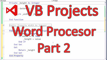 VB.NET 2013 - Word Processor (Part 2/4)