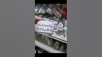 Look at this Funny Coffee Cup! 😁☕️ #shorts #shortvideo #thrifting #thriftstorefinds #coffee #vintage