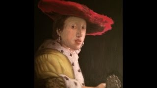 Vermeer's Girl with a Red Hat - a study by Julian Adams