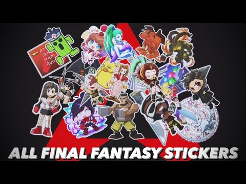All Final Fantasy Event Stickers - Apex Legends - YouTube