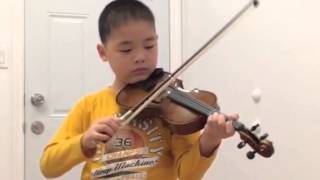 Suzuki volume 1 minuet No.3 violin school