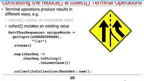 Contrasting the Java Streams reduce() & collect() Terminal Operations