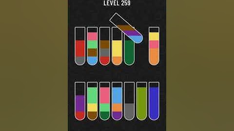 【Water Sort Puzzle】 Level 259