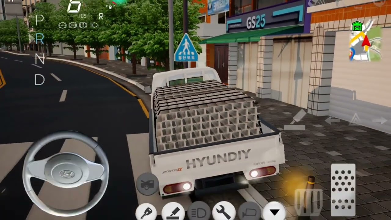 모바일 게임 3D운전게임 화물 트럭 운전사체험하기 빈스토리가 운전해요~