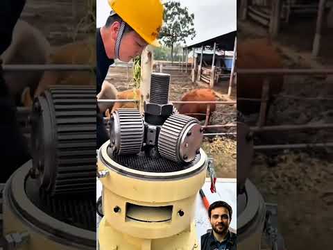 آلة عبقرية تحول الحبوب لمادة متجانسة بدقة مذهلة آلة عبقرية صناعة ذكية إبداع عالم التطور والذكاء