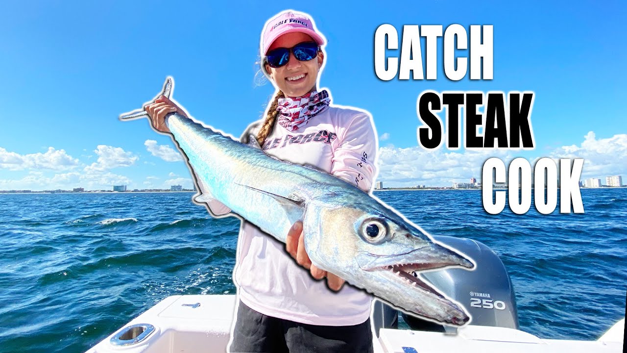 HOW TO CATCH KINGFISH TROLLING with wind on planer! Catch Clean Cook