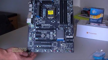 Intel Sandy Brdige Gigabyte P67A-UD3R 1155 Socket Motherboard Review and Unboxing