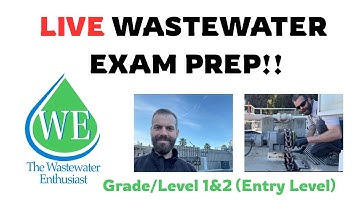 Wastewater Exam Prep Live | Grades I–II Practice Questions & Success Tips