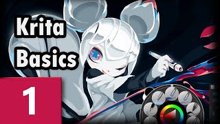 Krita Basics #01 - Setting up Krita for beginners | German |