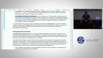 Machine Learning with scikit learn Part One | SciPy 2017 Tutorial | Andreas Mueller & Alexandre Gram