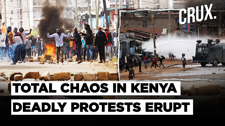 Kenya's 'Saba Saba' Protests Turn Deadly After Police Open Fire, Two Killed, Nairobi Roads Blocked