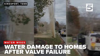 Kingsport residents face water damage from pressure valve failures in Ridgefields area