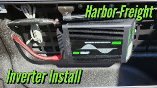 Harbor Freight 1000w Inverter Jupiter How to Install Inverter in bed of truck 23 Colorado Trail Boss