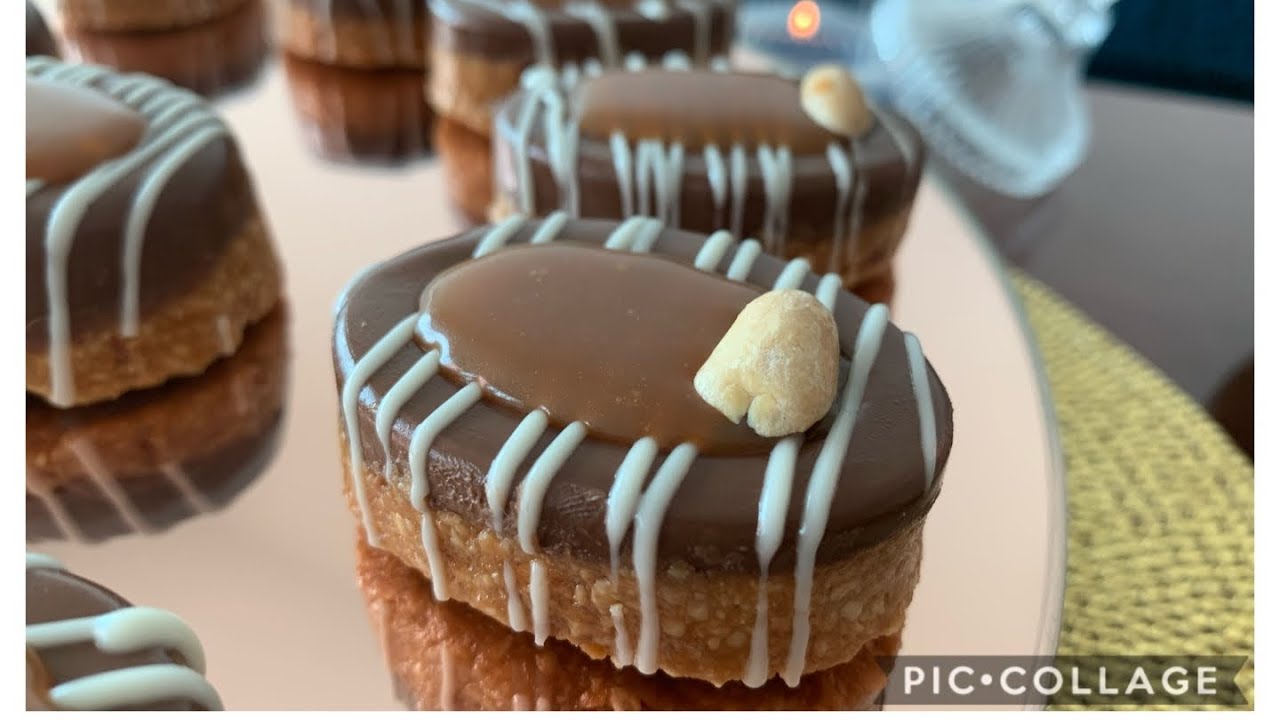 Recette du caramel et gâteau cacahuètes , caramel, chocolat, super facile sans cuisson.