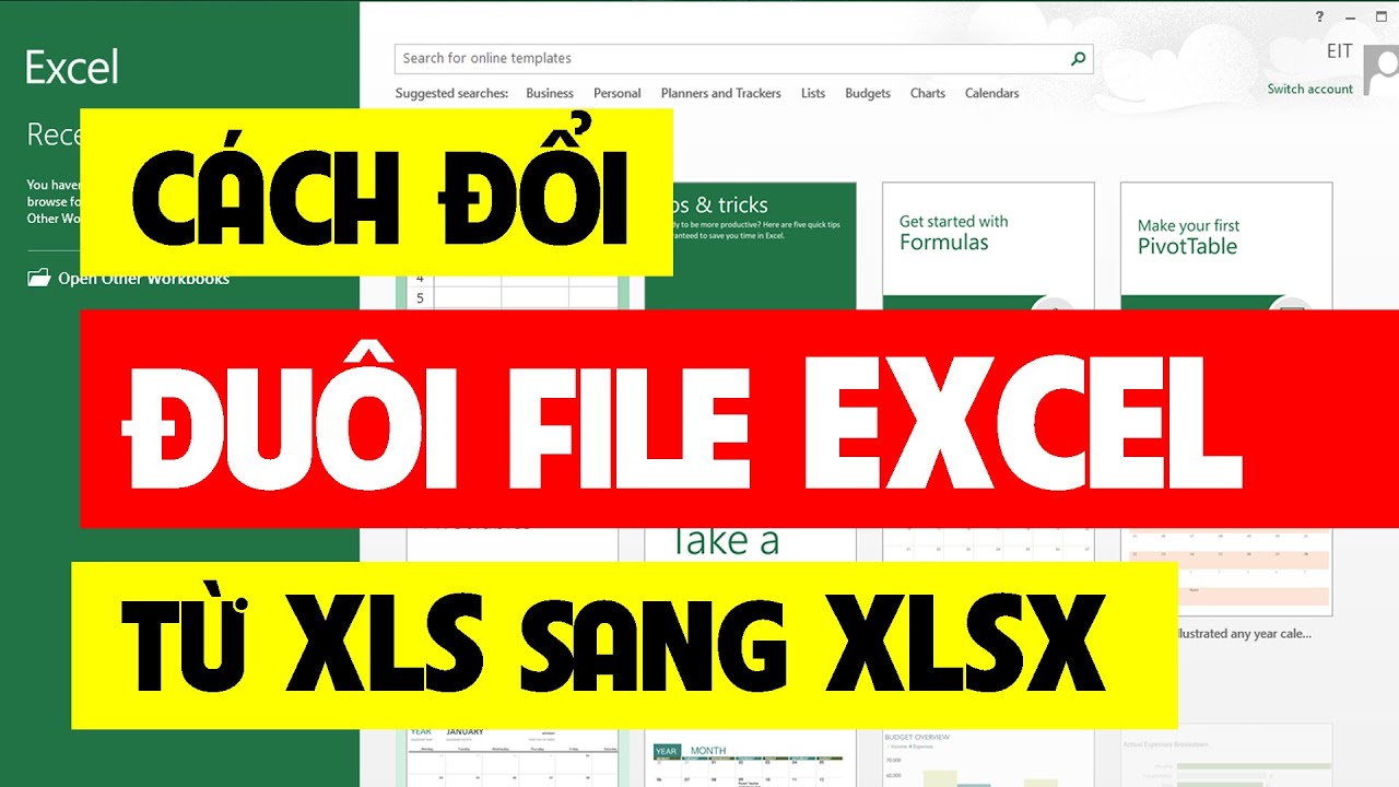 Cách Đổi Đuôi File Excel Từ Xls Sang Xlsx