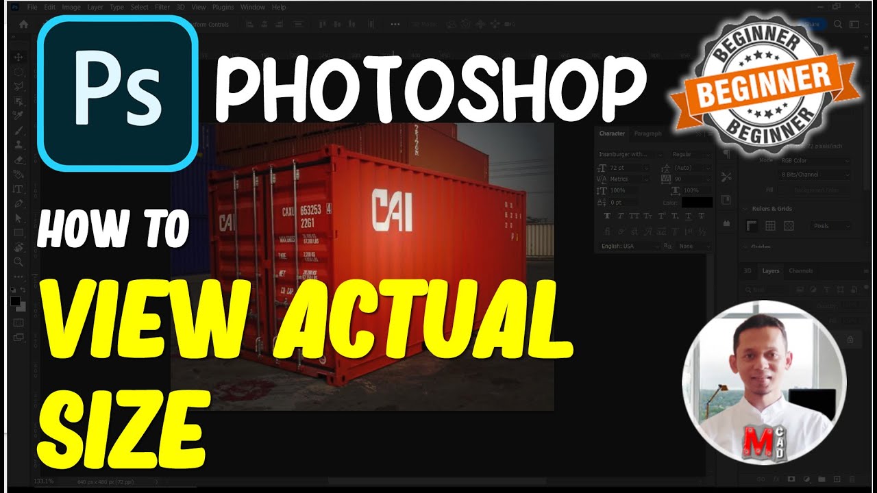Photoshop How To View Actual Size YouTube Photoshop How To View Actual Size YouTube