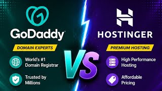 GoDaddy vs Hostinger — Which is Better for Domain & Hosting in 2026 🔥