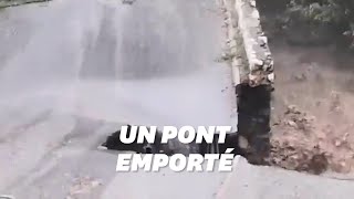 La tempête Alex fait de gros dégâts dans les Alpes-Maritimes