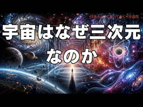 ３次元宇宙空間 Why Is the Universe Three-Dimensional? The Greatest Mystery