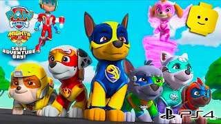 PAW Patrol Mighty Pups Save Adventure Bay Video Game Minigame 6 - USA English Voices PS4
