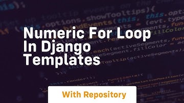 numeric for loop in django templates
