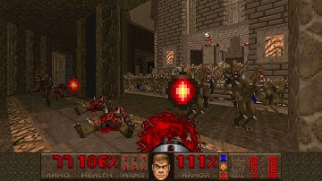 Doom 2: The 10x10 Project (Map 5: No More Zoomer Girls) Ultra Violence 100% (WAD Author: lunchlunch)