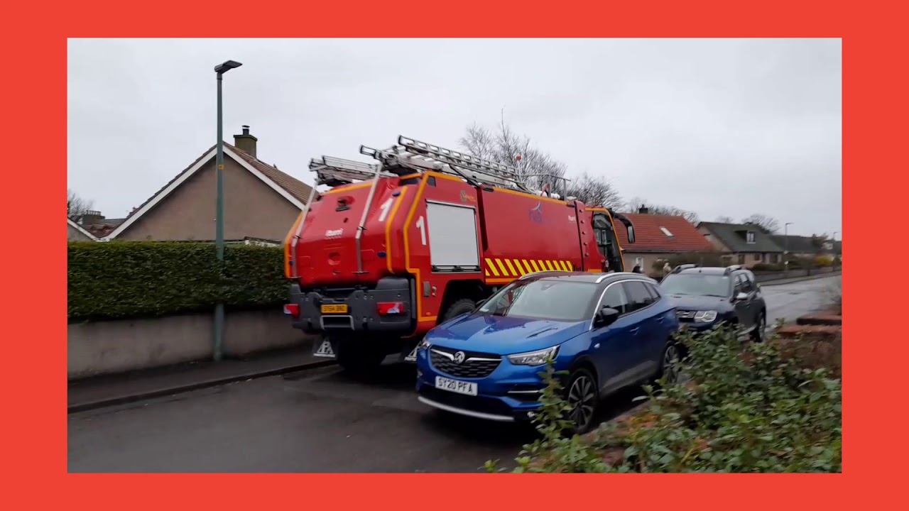 Wick Airport Fire Service seen in wick 11/01/21