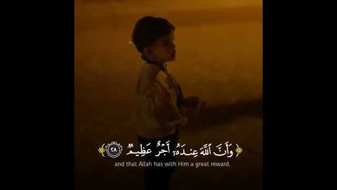 تلاوة خاشعة وآيات مباركة من سورة الأنفال..📚/حالات واتس أب..