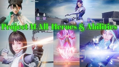 All Heroes & Abilities - PROJECT M |Valorant Mobile Clone | How to play each character |