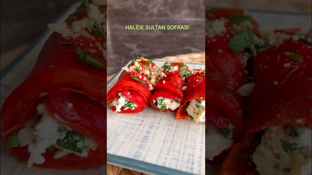 Kapya Biber İle Nefis Lezzetli Bir Meze Tarifi. #yemek #tarif