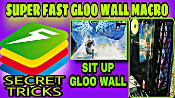 HOW TO USE MACRO IN BLUESTACK 5 | FAST GLOO WALL SEAT UP IN BLUESTACK WITH FULL DETAILS/FREE FIRE