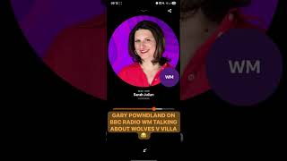 Me On BBC Radio WM! 📻 😂 (Wolves V Villa Prediction)