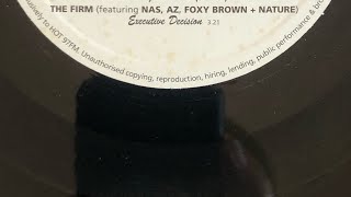 Executive Decision THE FIRM og white label promo vinyl NaS Az Foxy Nature