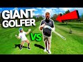 Playing Against The Tallest Golfer!! | Rematch 9 Holes |