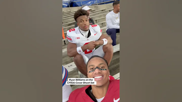 Behind The Scene of CFB 26 Cover Shoot with Ryan Williams 📸 #gaming #cfb